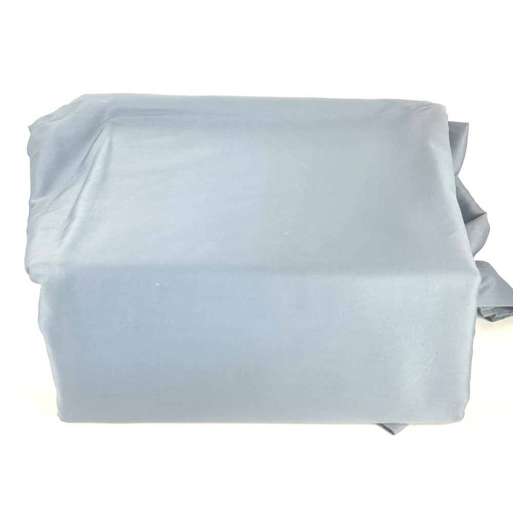 Sleep Number Queen 100% Cotton Sleepy Blue Flat SHEET Never Used